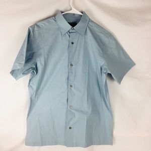 ‼️MOVING SALE‼️Banana Republic Blue Short Sleeve Button Down EUC